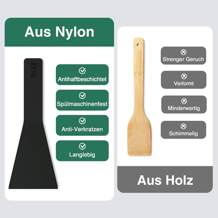 Yoassi Pfännchen für Raclette, Antihaftbeschichtet Grill Pfännchen, Viereckig Mini Raclette Grill Pf