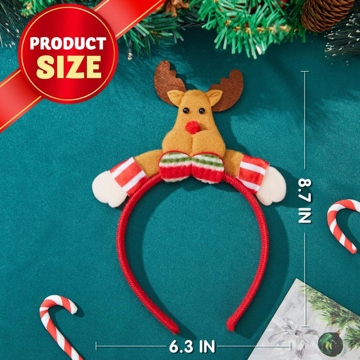 JOYIN Weihnachts-Stirnbänder, Kopfbedeckung, Zubehör für Damen, Herren, Kinder, Weihnachten, Partys,