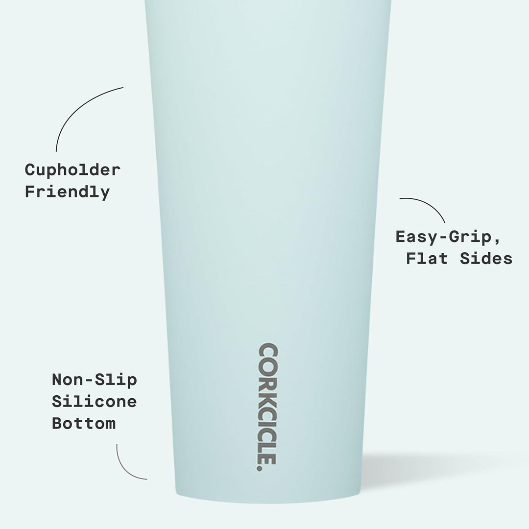 Corkcicle Becher, 450 ml, Puderblau 473 ml Farbe: Hellblau, 473 ml Farbe: Hellblau