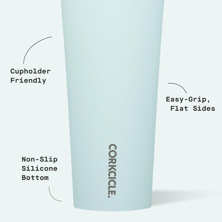 Corkcicle Becher, 450 ml, Puderblau 473 ml Farbe: Hellblau, 473 ml Farbe: Hellblau