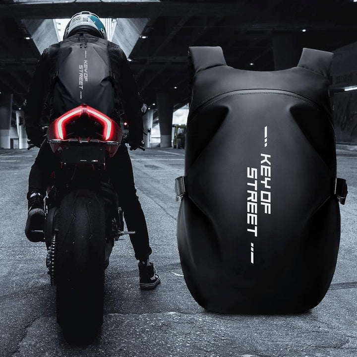 Motorradrucksäcke für Herren, wasserdichter Helmrucksack, Motorradzubehör, Laptoptaschen, Reiserucks