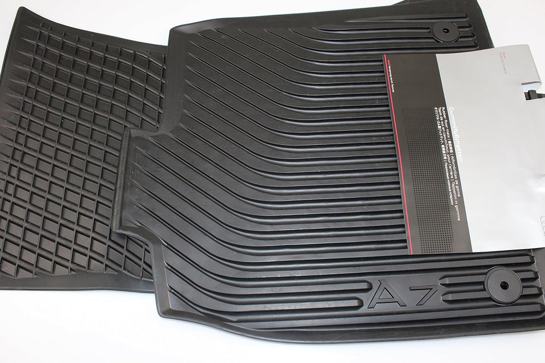 Audi 4G8061501041 Gummifussmatten Vorne, Schwarz, 2 Stück
