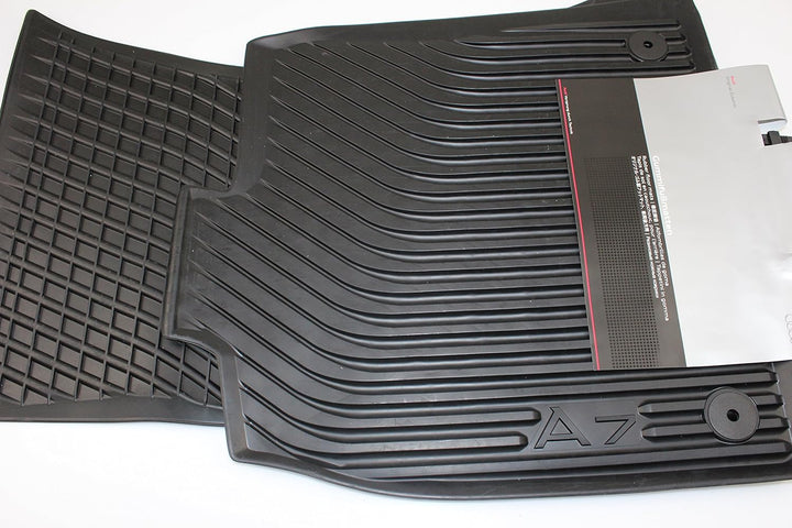 Audi 4G8061501041 Gummifussmatten Vorne, Schwarz, 2 Stück