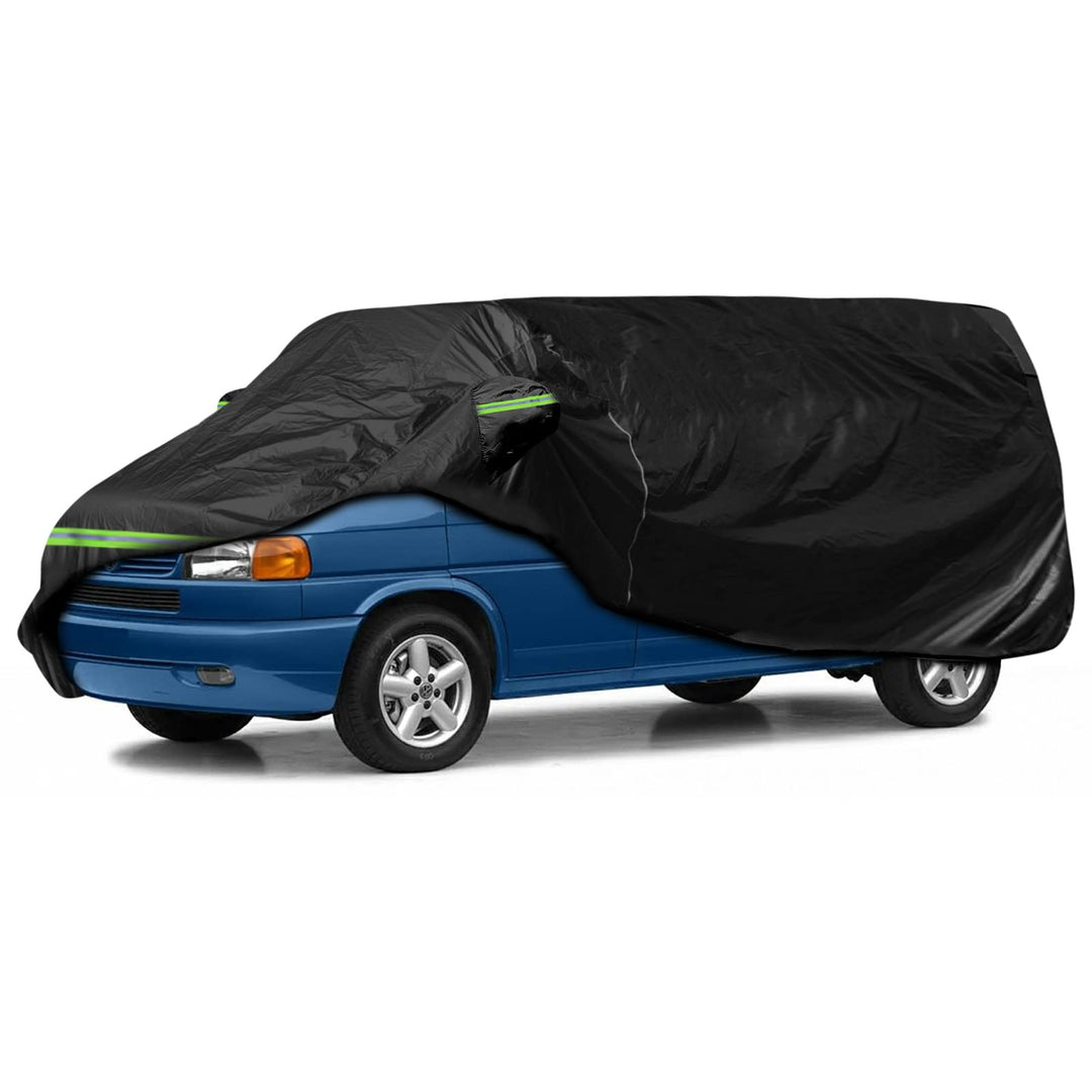 Auto Abdeckung Vollgarage Autoplane für VW Transporter T4 1995-2004, Wasserfest Autoabdeckung Komple