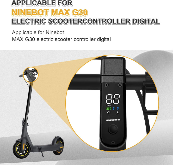 Yungeln Scooter Armaturenbrett mit Bluetooth, 3 Verbindungskabel Dashboard Platine mit Abdeckung kom