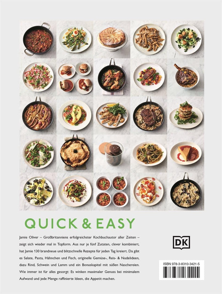Jamies 5-Zutaten-Küche: Quick & Easy., Gebundenes Buch