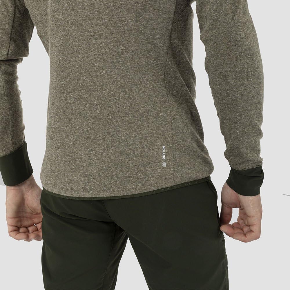 Salewa Herren Puez Hybrid Pl M Fz Fleecejacken 3XL DARK OLIVE MELANGE/0910, 3XL DARK OLIVE MELANGE/0