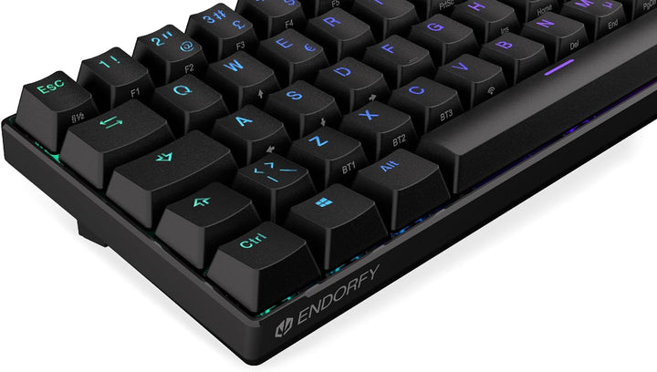 ENDORFY Thock Compact Wireless NO Red, Kailh Box Red linear switches, Wireless Keyboard 2.4 GHz and
