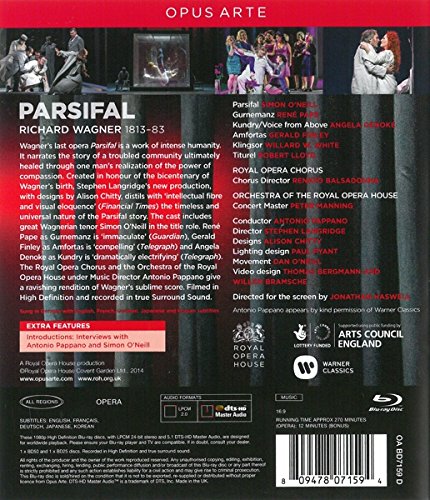 Wagner: Parsifal (Royal Opera House, 2014), Blu-ray