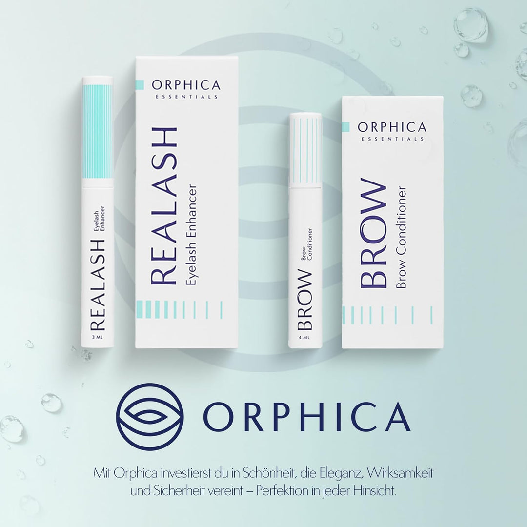 ORPHICA Brow & Realash Set - Wimpernserum 3 ml + Augenbrauen Serum 4 ml - Conditioner für sichtbares
