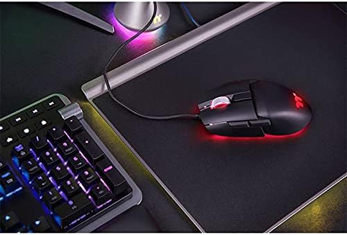 Thermaltake Argent M5 RGB Gaming Mouse | PC-Maus | 8 anpassbare dynamische Lichteffekte | rechts-und