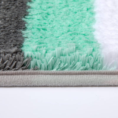 MIULEE Badematte Badteppich Duschmatte Non Slip Badvorleger Fussmatte Dekorativ Badzimmermatte Flaus