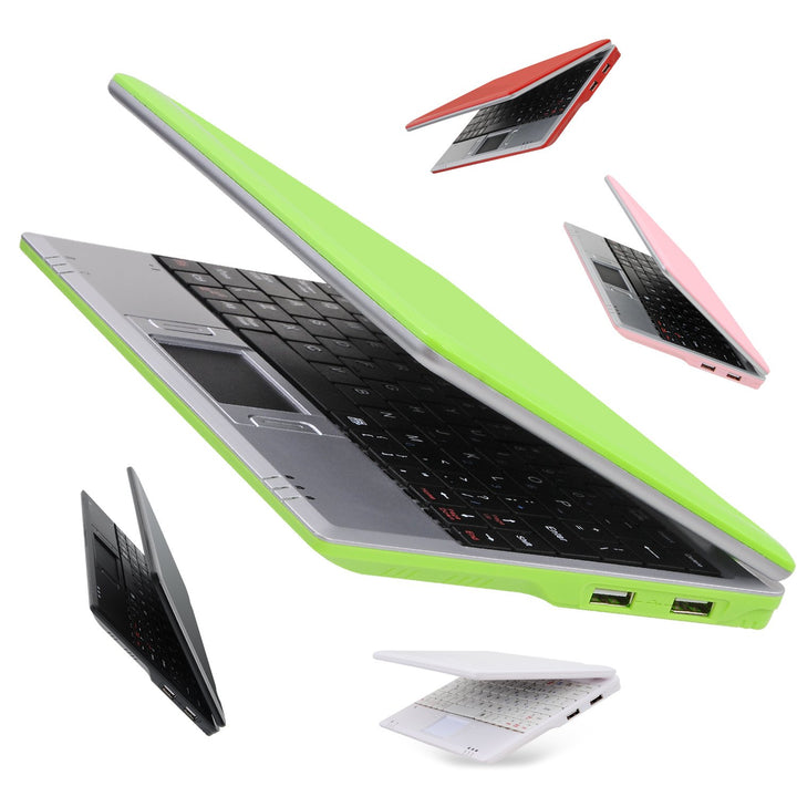 Bigmachine 7 Zoll tragbarer Mini-Computer Laptop PC Netbook für Kinder Android 12 Quad Core 32 GB Wi