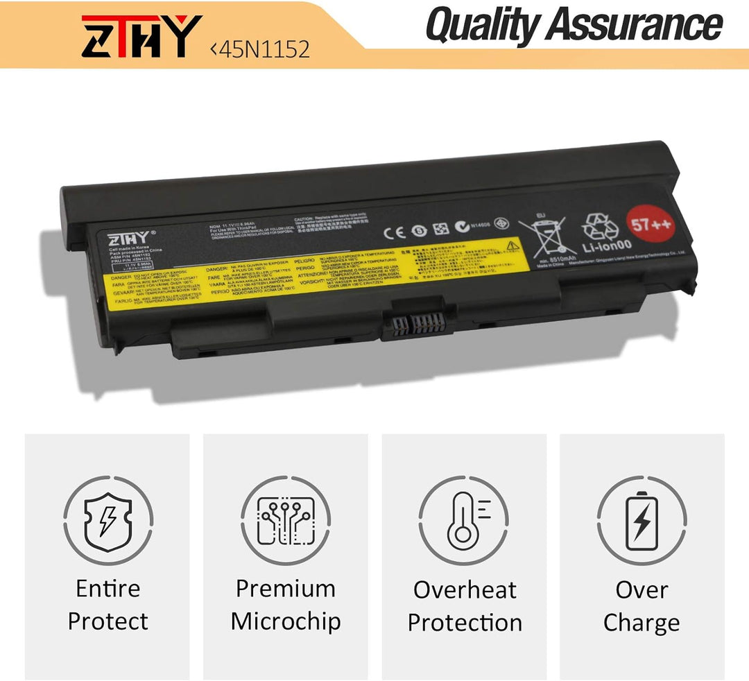 K KYUER 45N1152 45N1153 8960mAh 9-Cell 57++ Laptop Akku für Lenovo ThinkPad T440P T540P W540 W541 L4