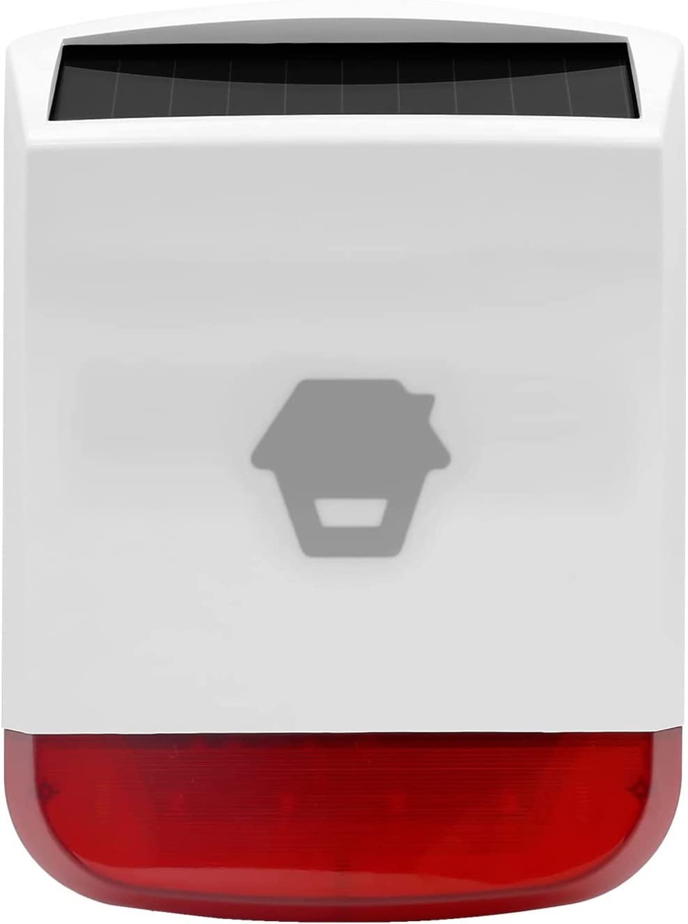Chuango SPS-260 - solarbetriebene Aussensirene, Einbruchalarm, rot blinkendes Stroboskoplicht, 110 d