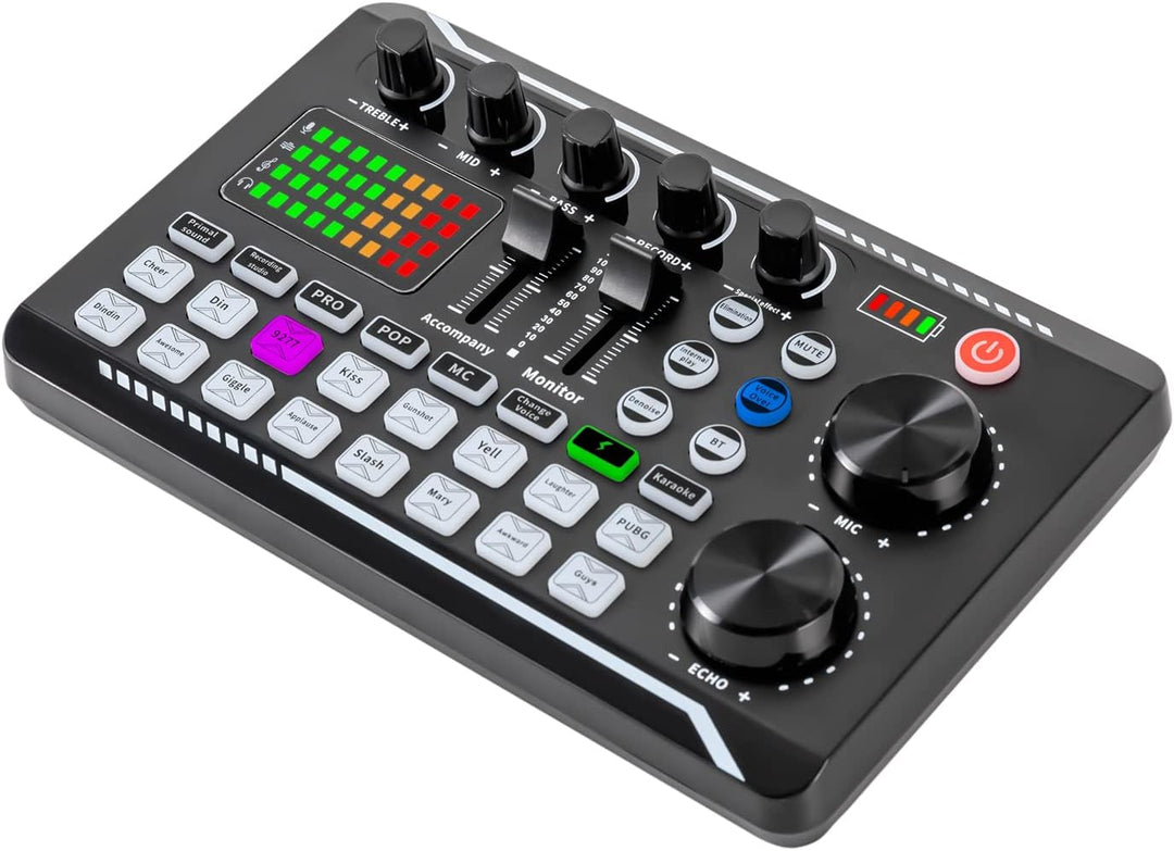 Streaming-Mikrofon, Podcast-Mikrofon-Set, USB-Nieren-Kondensator-Mikrofon, Audio-Mixer-Set mit Sound