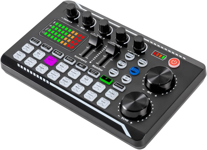 Streaming-Mikrofon, Podcast-Mikrofon-Set, USB-Nieren-Kondensator-Mikrofon, Audio-Mixer-Set mit Sound