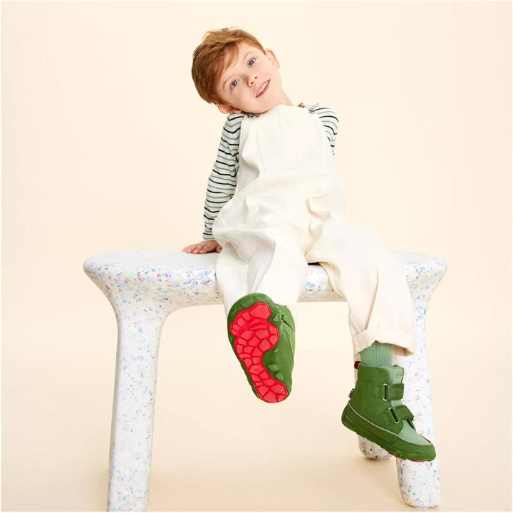Affenzahn Winterstiefel Vegan Comfy warm gefüttert, wasserdicht mit Kletterverschlüssen, Grösse 21-3