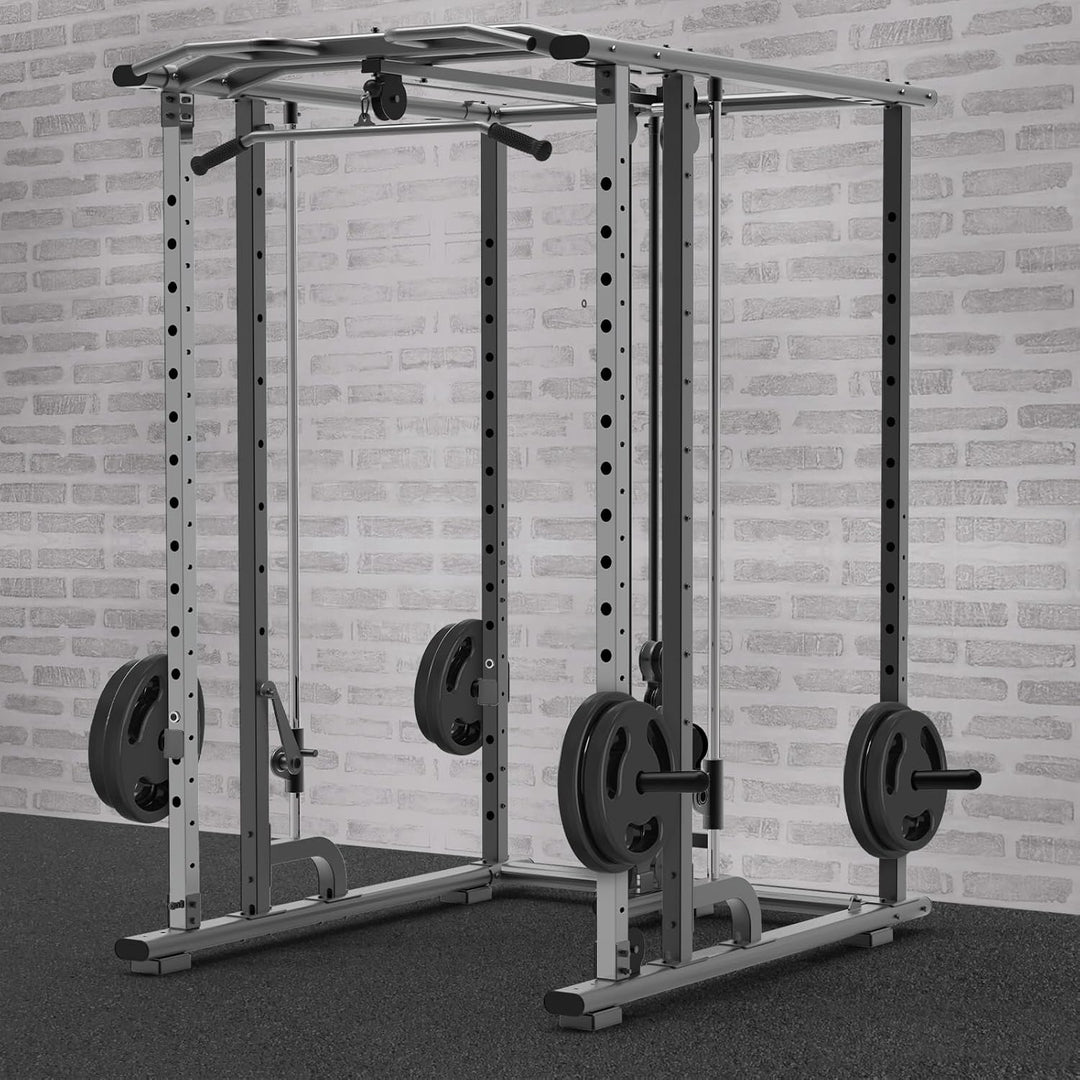 Kipika Hantelscheibenhalter für 2x2 und 3x3 Power Rack - Power Rack Aufsatz für Hantelscheiben - Pas