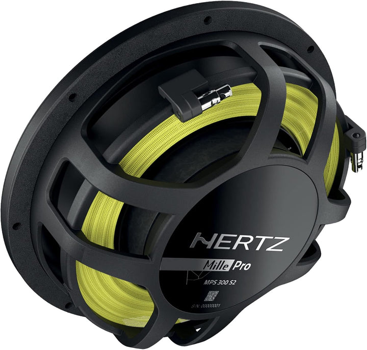 Hertz MPS 300 S4 12 Zoll / 30cm Subwoofer 500W, 1x 4Ohm, Einbautiefe: 88mm