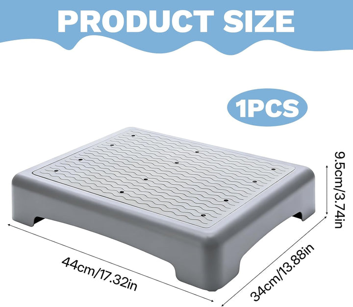 Trittstufe Indoor & Outdoor, 44 x 34 x 9.5 cm Tragbare One Step Hocker Bis 200 Kg Einstiegshilfe Dus