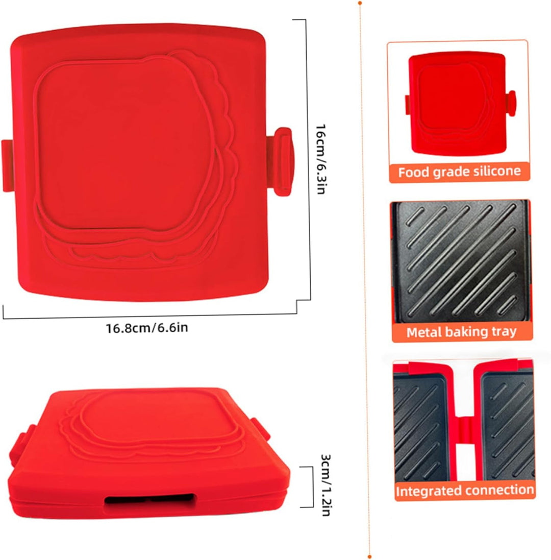 Micro Toastie Maker, Mikrowellen-Toastie-Maker, antihaftbeschichtetes Mikrowellen-Sandwich, herausne