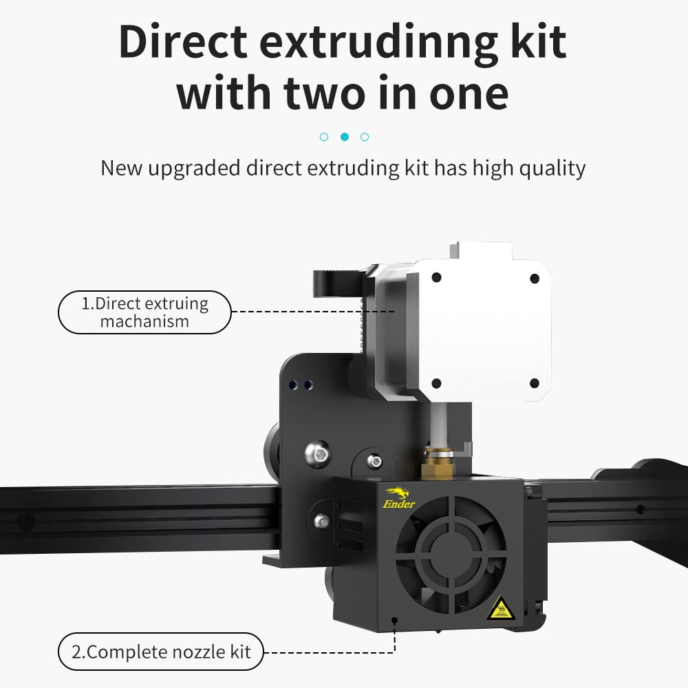 Creality Offizieller Extruder Upgrade-Kit mit Direktantrieb für Ender-3, Ender 3 Pro, Ender 3 V2 3D