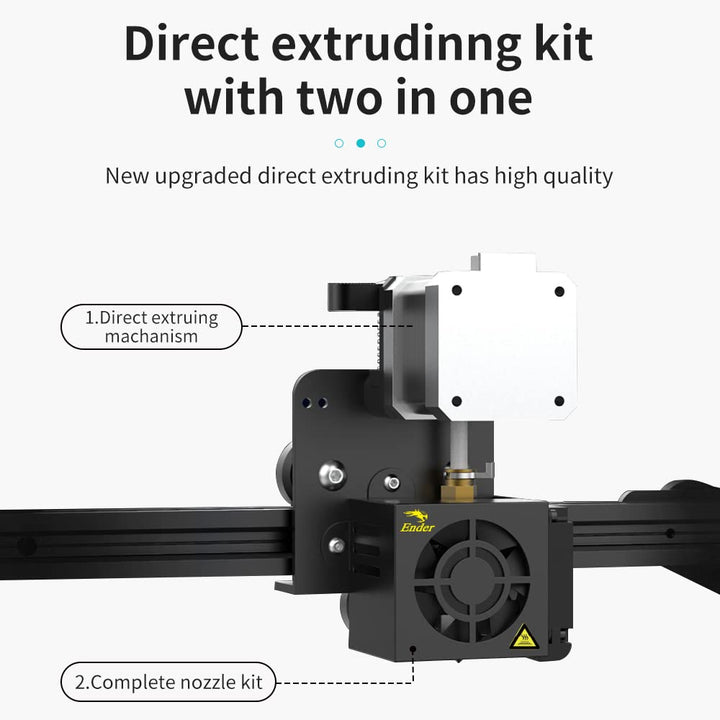 Creality Offizieller Extruder Upgrade-Kit mit Direktantrieb für Ender-3, Ender 3 Pro, Ender 3 V2 3D