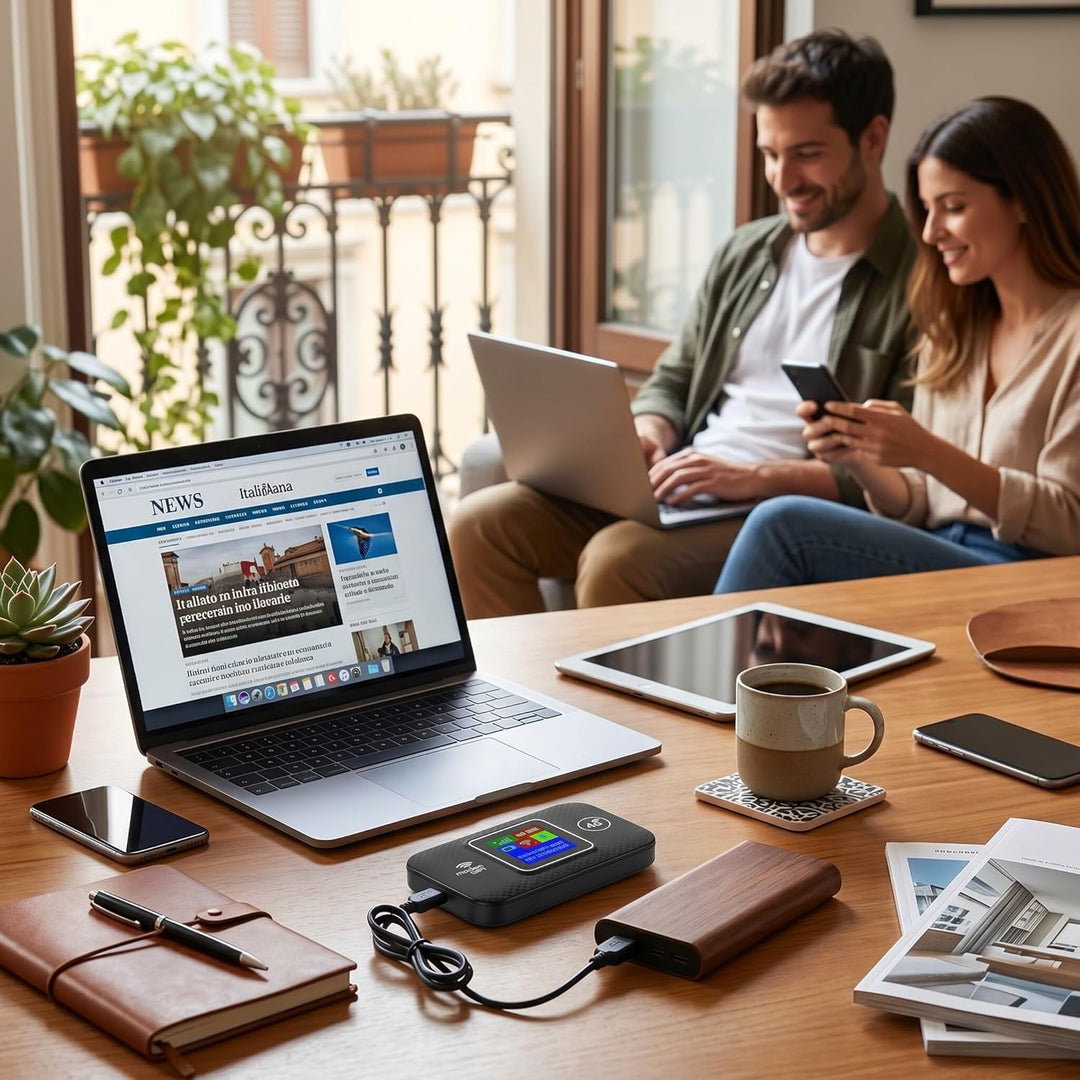 4G LTE Mobiler WLAN Hotspot Tragbarer Router Mit SIM Kartensteckplatz 300 Mbit/s Für Bis Zu 10 Gerät