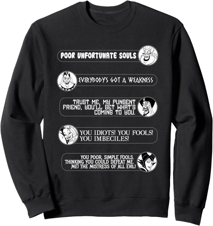 Disney Villians Group Text Conversation Sweatshirt