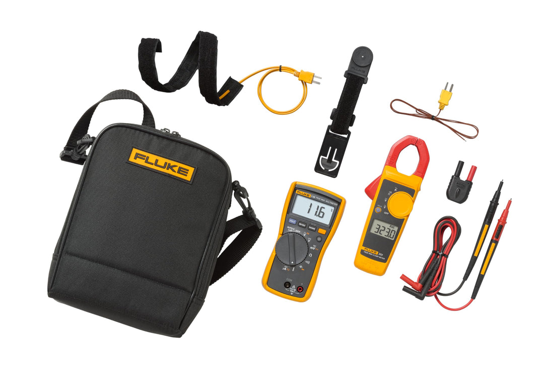 Fluke 116/323 HLK-Kombi-Kit – inklusive Multimeter und Zangenmesser. FLUKE-116/323 KIT, FLUKE-116/32
