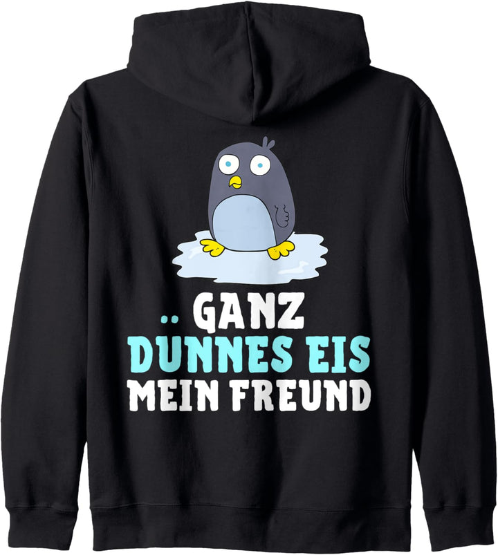 Pinguin - GANZ DÜNNES EIS MEIN FREUND! Kapuzenjacke