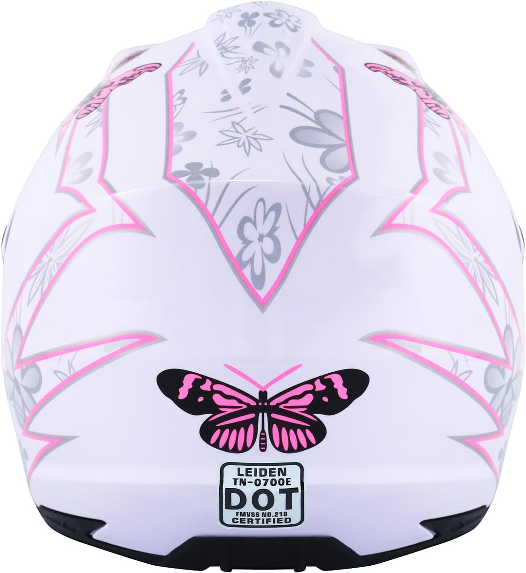Samger DOT Jugend Kinder Off Road Helm Motocross Helm Dirt Bike ATV Motorradhelm Handschuhe+Brille L