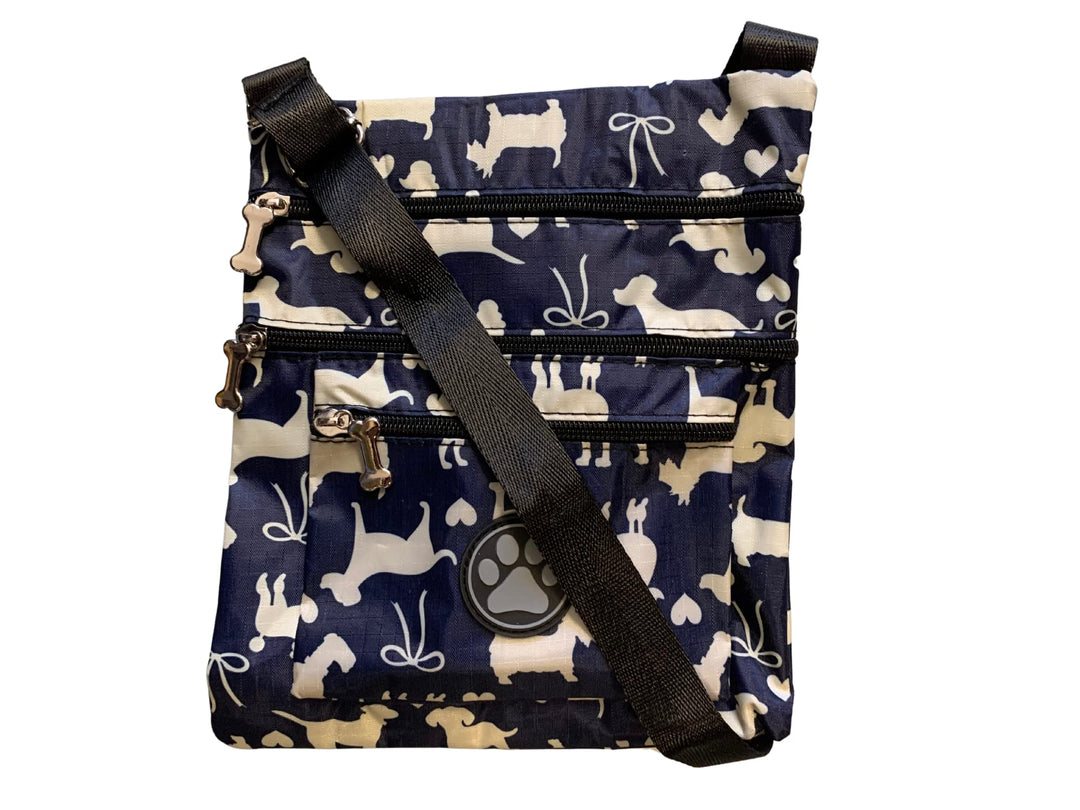 Love EMVY Leckerli-Umhängetasche für Hunde, marineblau, ONE SIZE