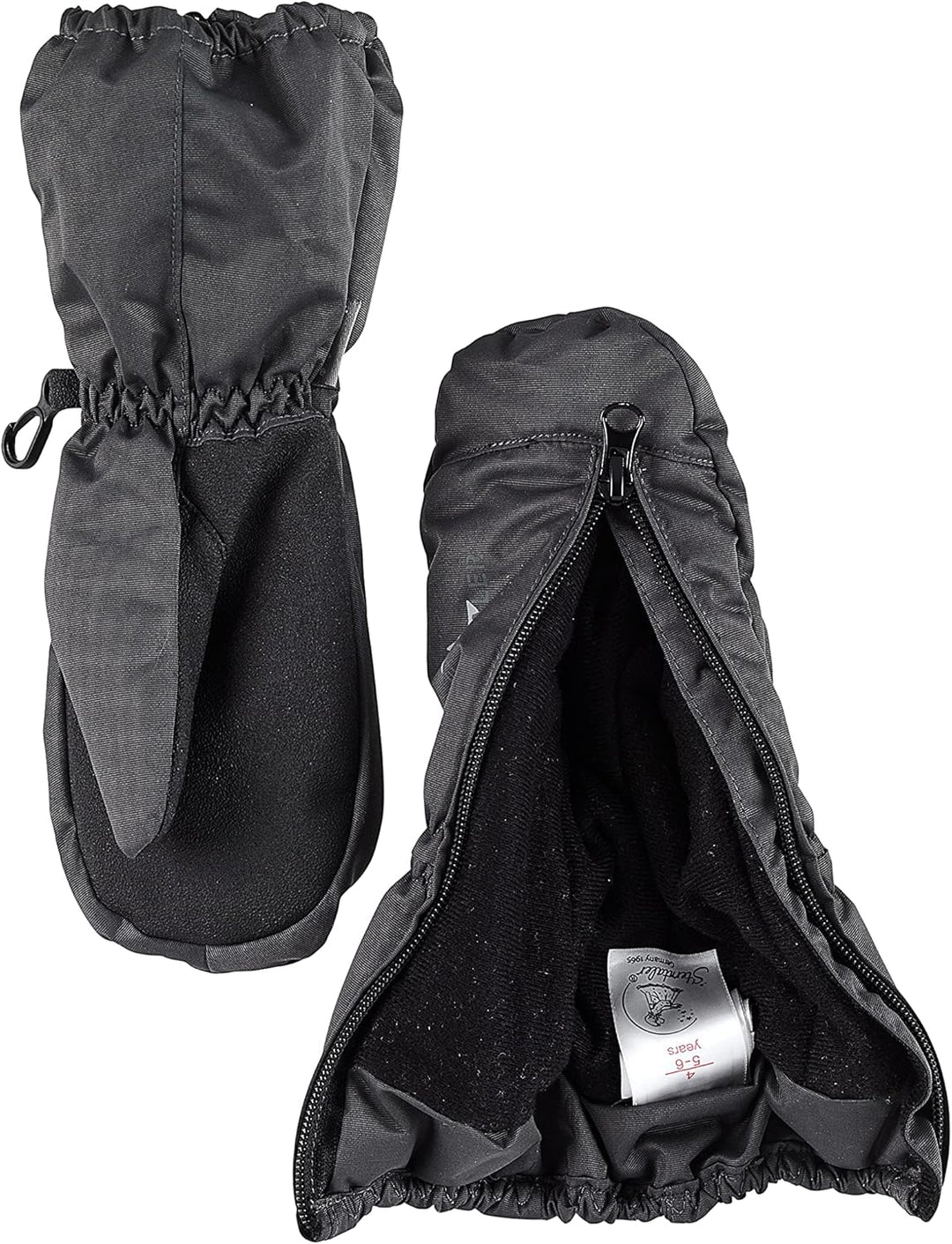 Sterntaler Stulpen-Handschuhe mit mittigem Reissverschluss 2 Eisengrau, 2 Eisengrau