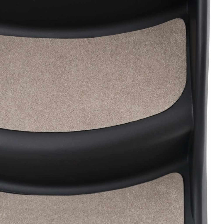 vidaXL Hundetreppe mit 3 Stufen Klappbar Schwarz, Schwarz