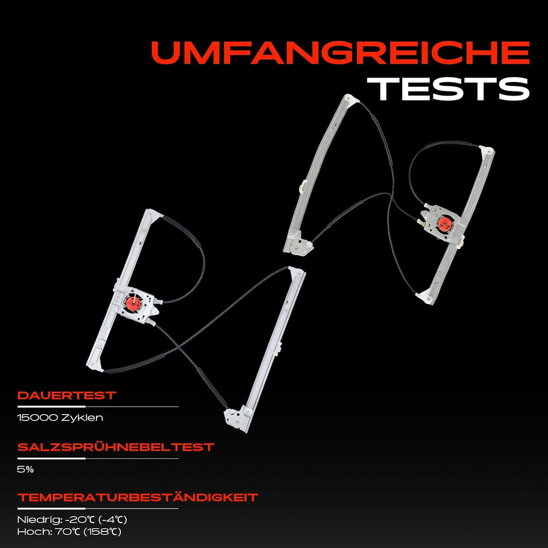 Frankberg 2x Elektrisch Fensterheber Vorne Links Rechts für Laguna II BG0 1 Schrägheck KG0 1 Kombi 2