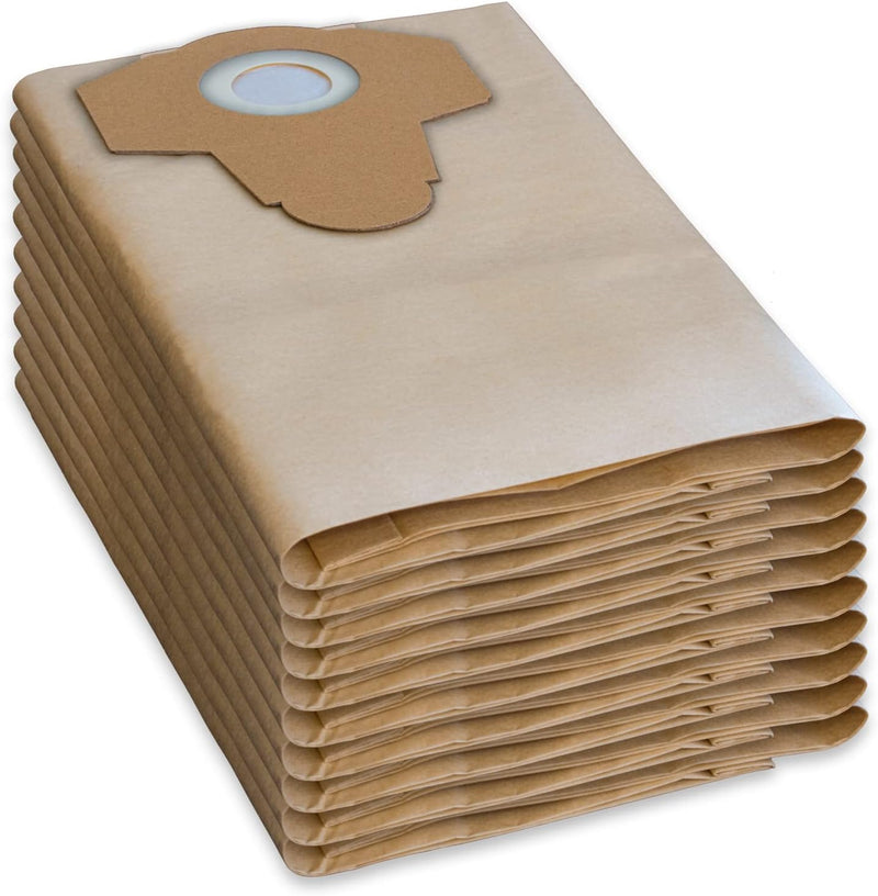 10 Original Parkside Lidl Staubsaugerbeutel für Nass-Trocken-Sauger PWD 25, 30, PNTS 23, 30, 1400, 1
