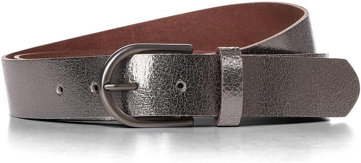 STREET ONE Damen Ledergürtel 95 Gun Metal, 95 Gun Metal