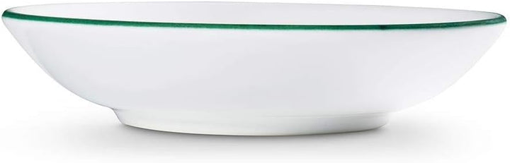 GMUNDNER KERAMIK Suppenteller, Durchmesser: 20 cm, Grüner Hirsch, handgemachte Keramik aus Österreic