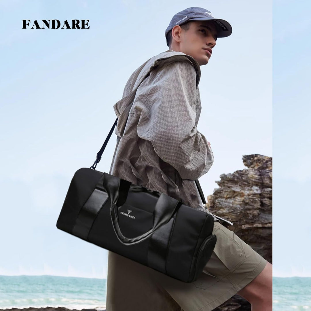 FANDARE Reisetaschen Handgepäck Sporttasche Übernachtung Sporttasche Handtasche Damen Herren Weekend