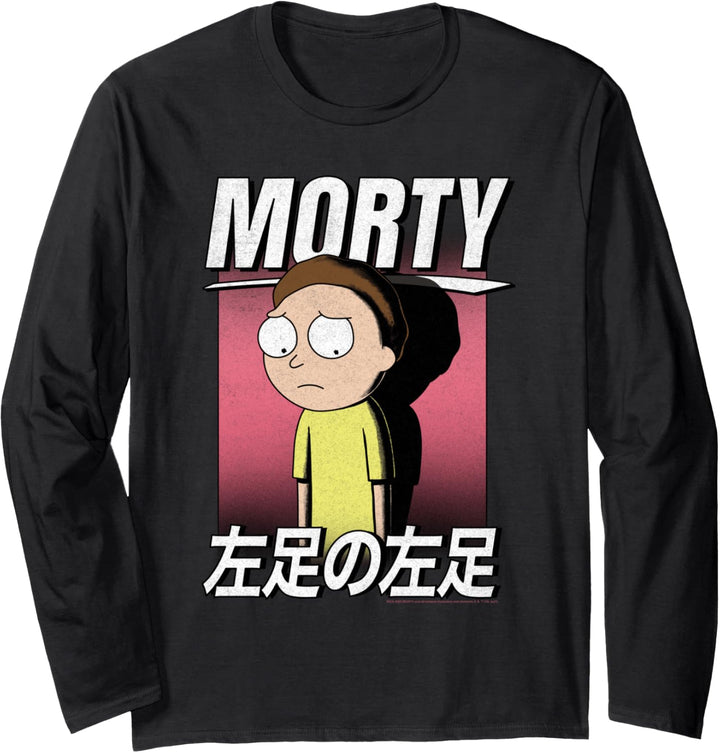 Rick and Morty Sad Morty Langarmshirt