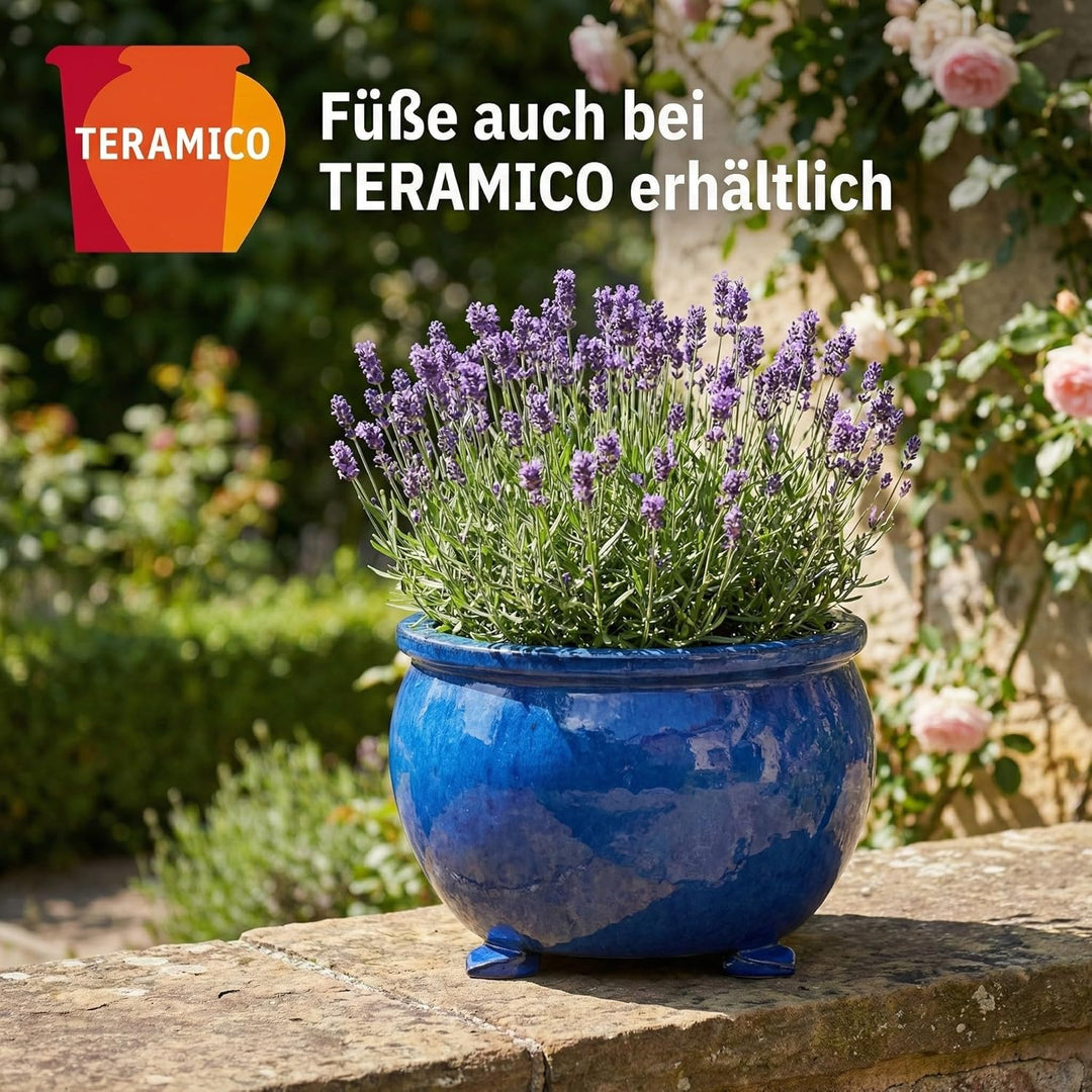 Teramico Pflanzschale Bavaria Steinzeug Keramik – Absolut Winterhart &amp; Frostfest – Hochwertige Handa