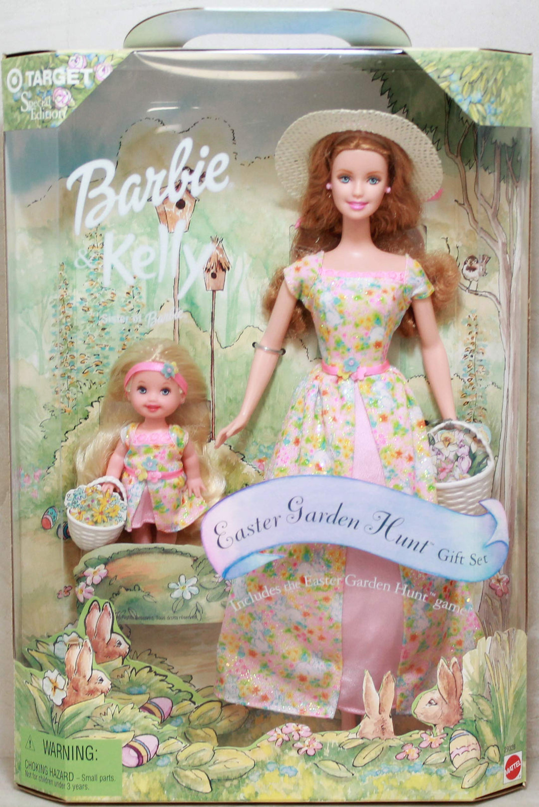Special Edition Barbie & Kelly Easter Garden Hunt Gift Set 12 and 4 Figure includes the Easter Garde