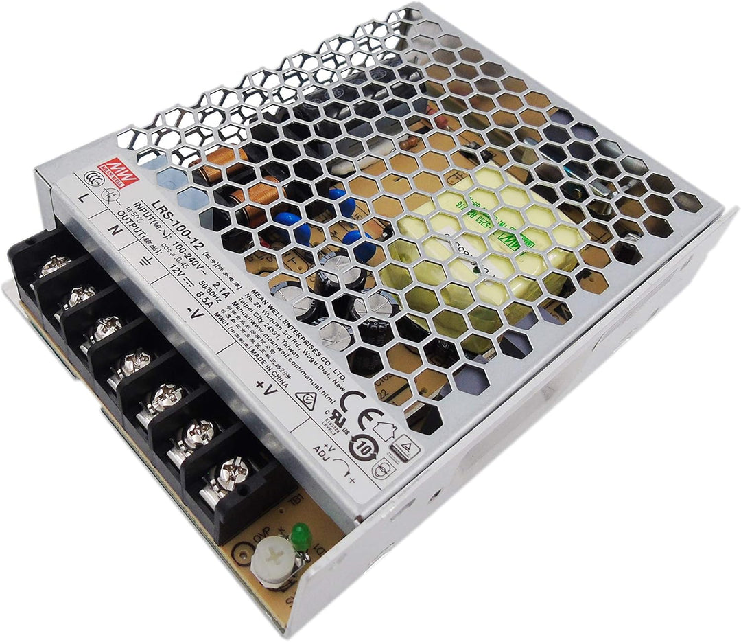 Mean Well LRS-100-12 AC/DC-Netzteilbaustein, geschlossen 8.5A 102W 12 V/DC
