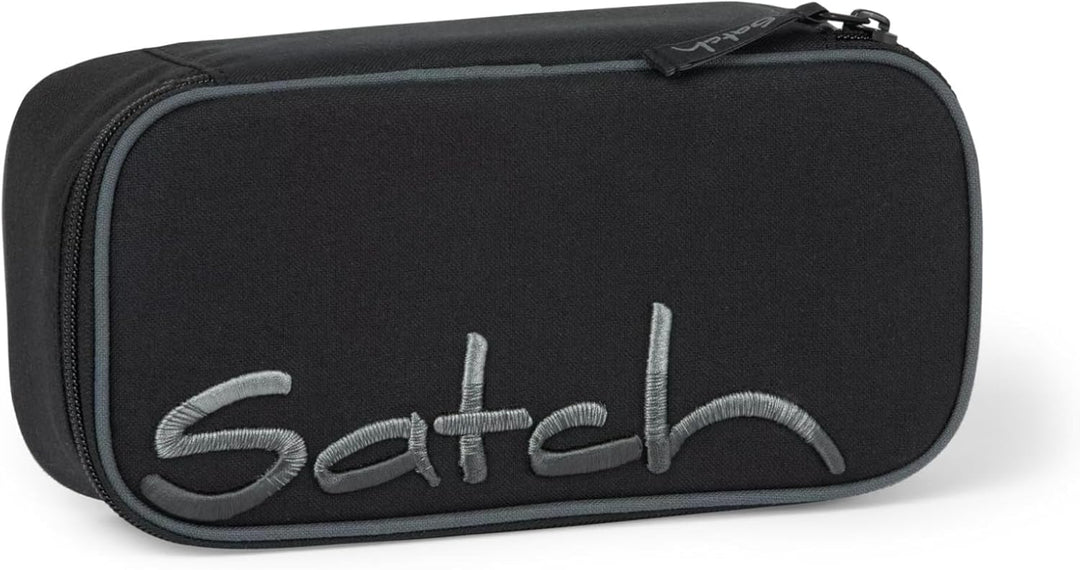 Satch Schlamperbox extra gross inkl. Trennfach Reissverschlussfach Stiftehalter Geodreieck Sichtfens