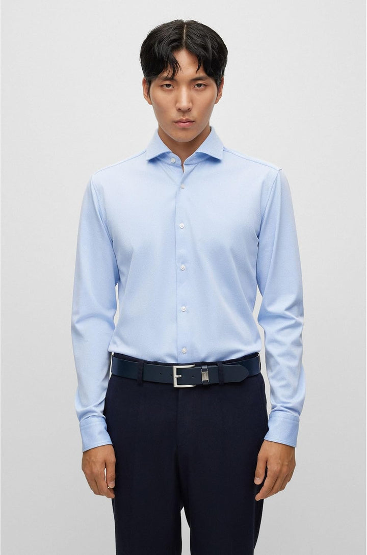 BOSS Herren Hemd P-Hank-Spread 38 Hellblau450, 38 Hellblau450