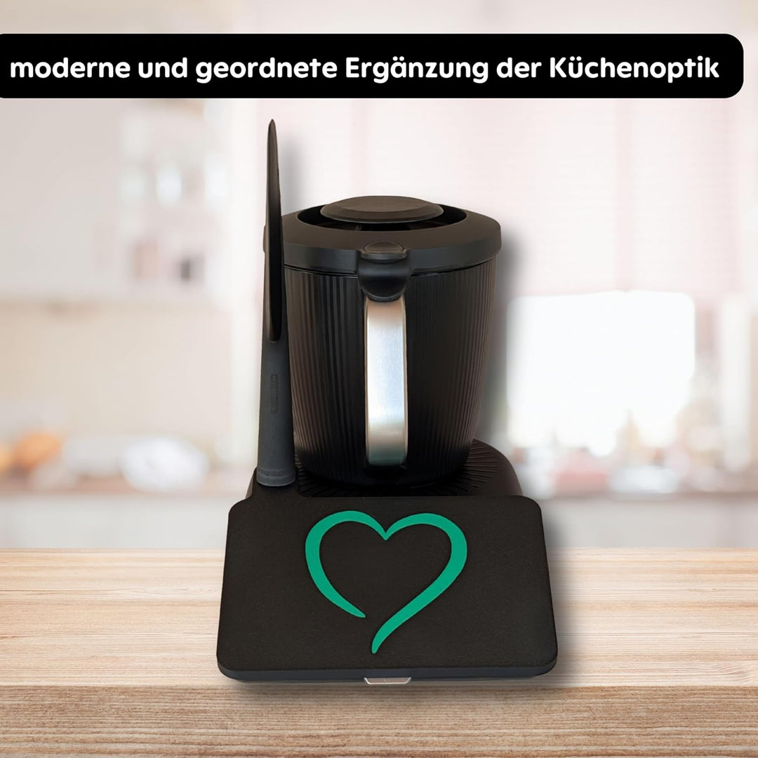 Bundle für Thermomix TM7 Vorwerk – Zubehör Gadget für Thermo mix TM7 Abdeckung mit Herz Wiegeplatte
