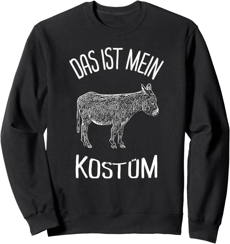 Esel Kostüm Eselkostüm Fasching Karneval Sweatshirt