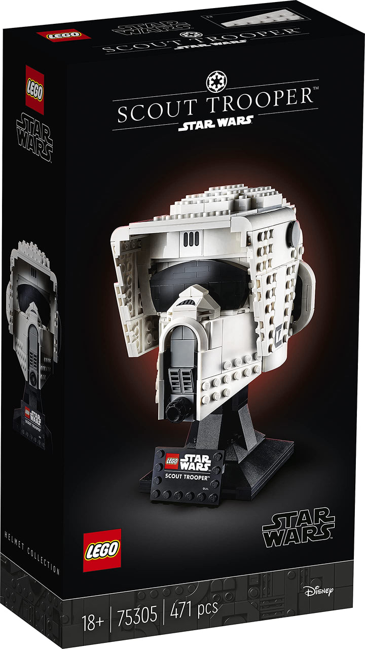LEGO 75305 Star Wars Scout Trooper Helm Bauset für Erwachsene, Deko, Geschenkidee, Modell zum Bauen